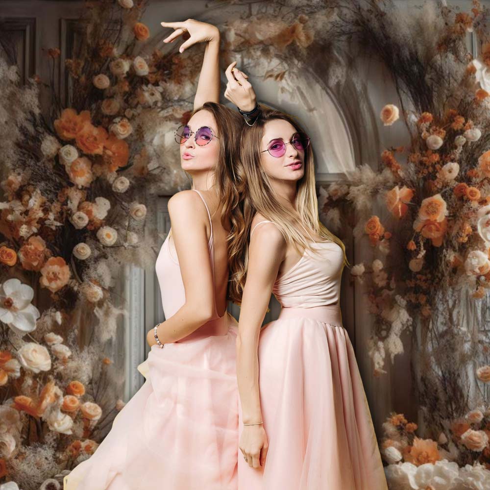 Hintergrundstoff HMNE-14 ChamberFlowers – Bild 3